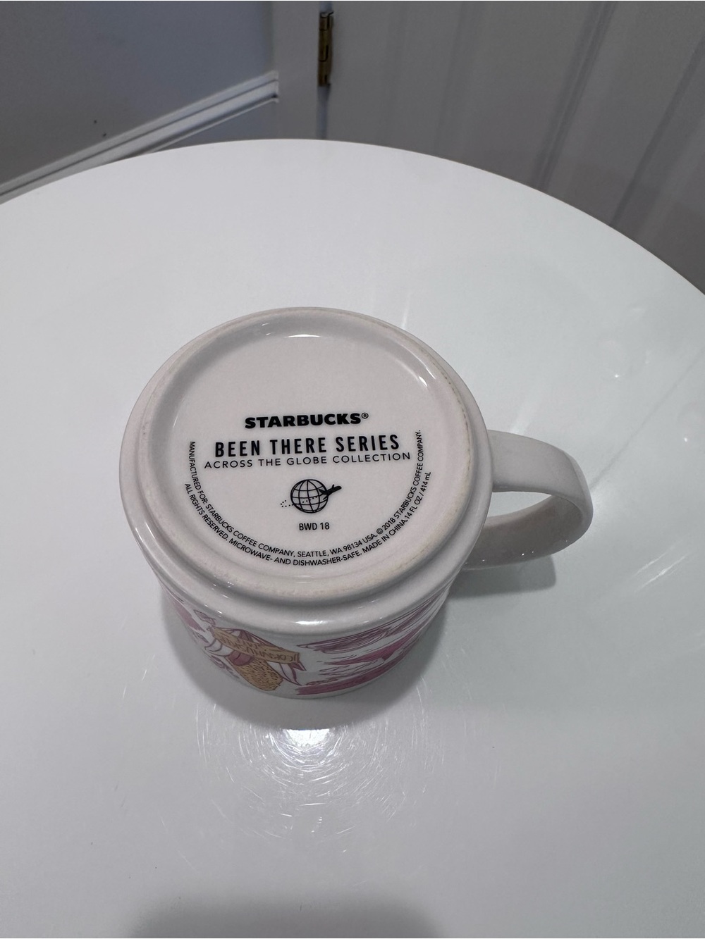 Starbucks Nebraska Been There Series 14 oz Mug 2018 Red White Collectible - Picture 6 of 8